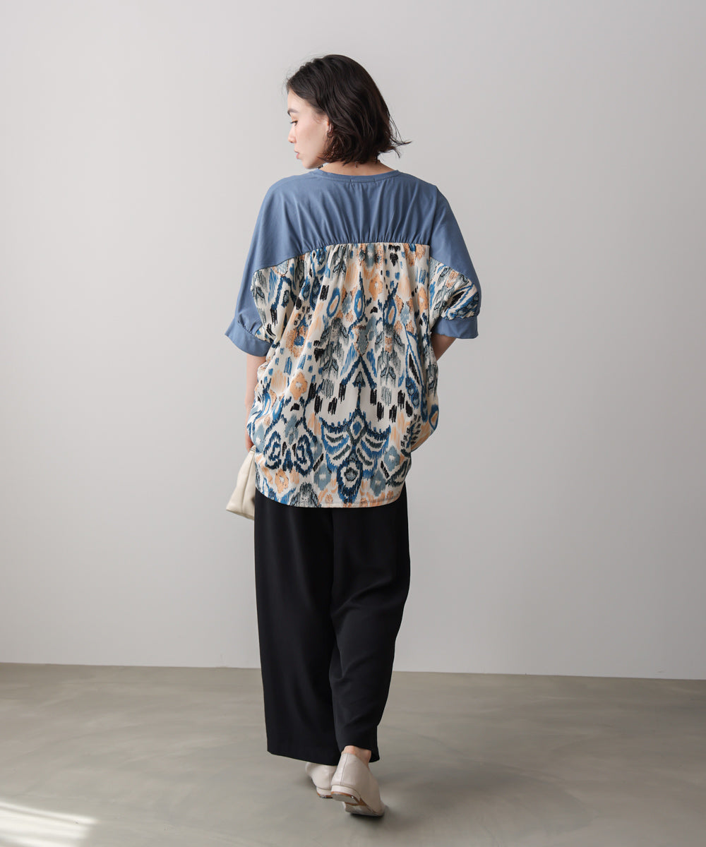 プリントドッキングプルオーバー