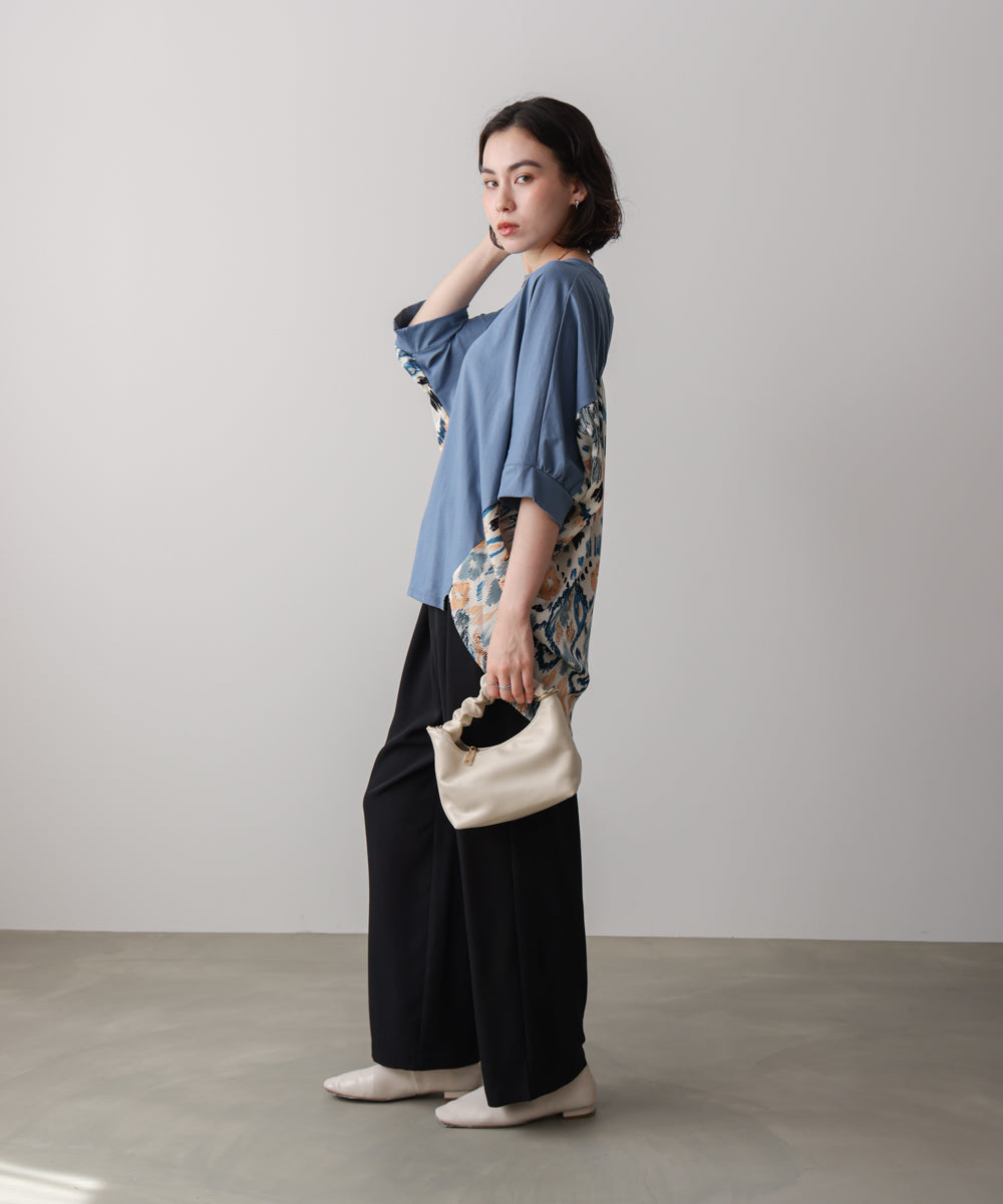 プリントドッキングプルオーバー