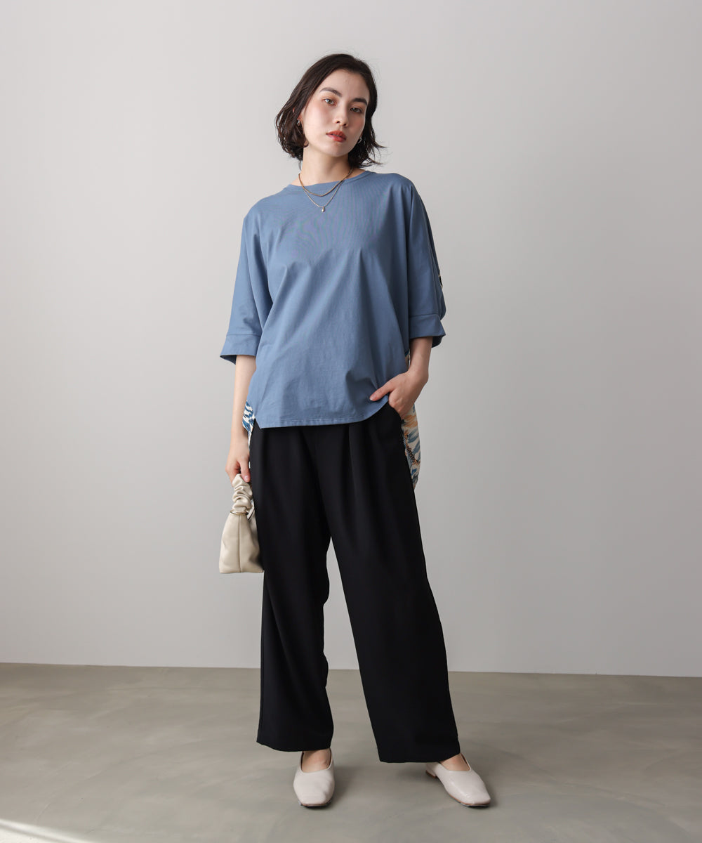 プリントドッキングプルオーバー