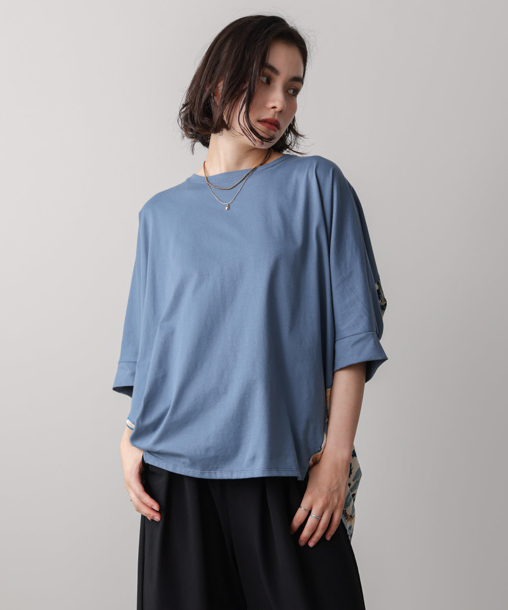 プリントドッキングプルオーバー