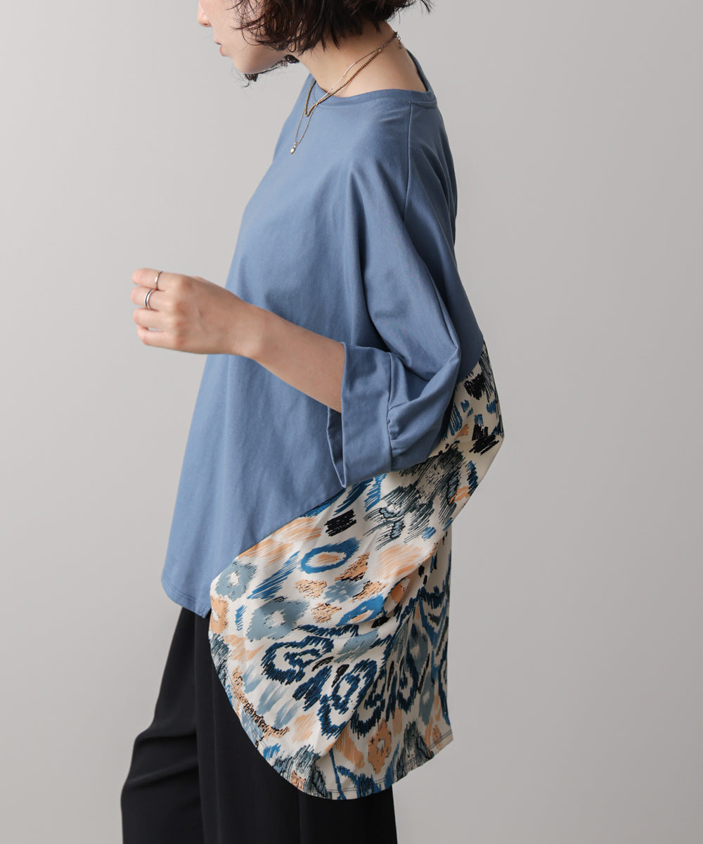 プリントドッキングプルオーバー