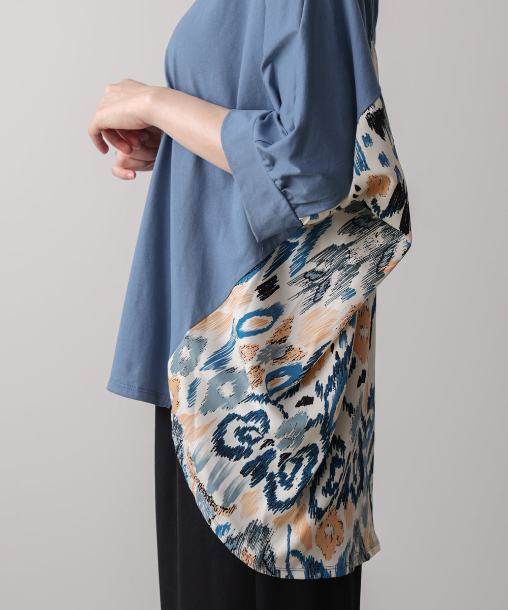 プリントドッキングプルオーバー