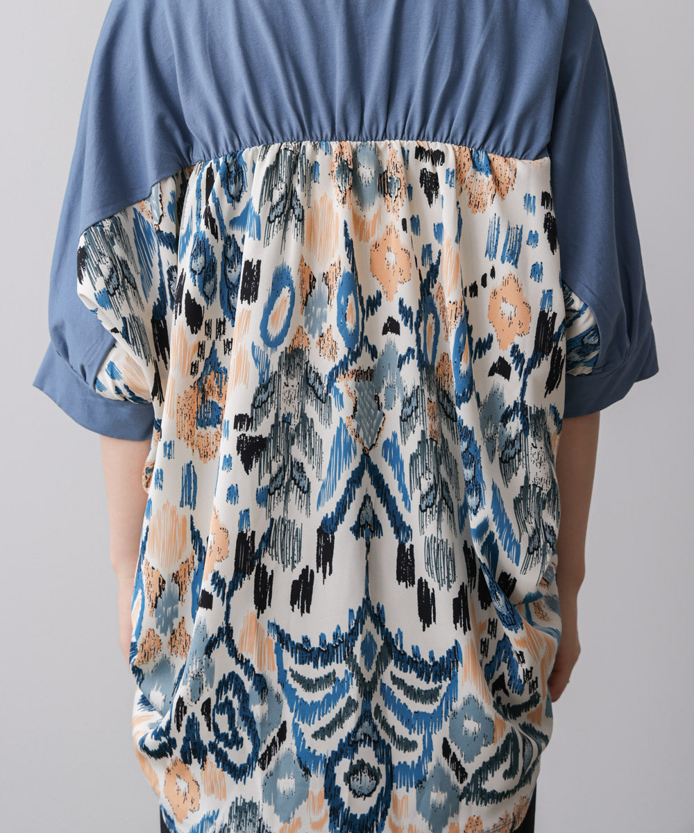 プリントドッキングプルオーバー