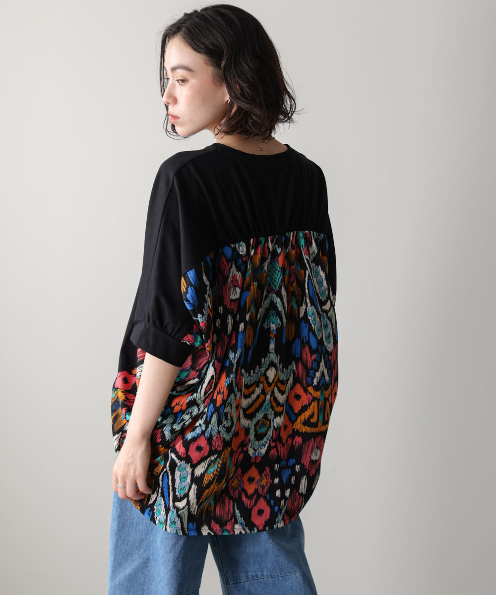 プリントドッキングプルオーバー