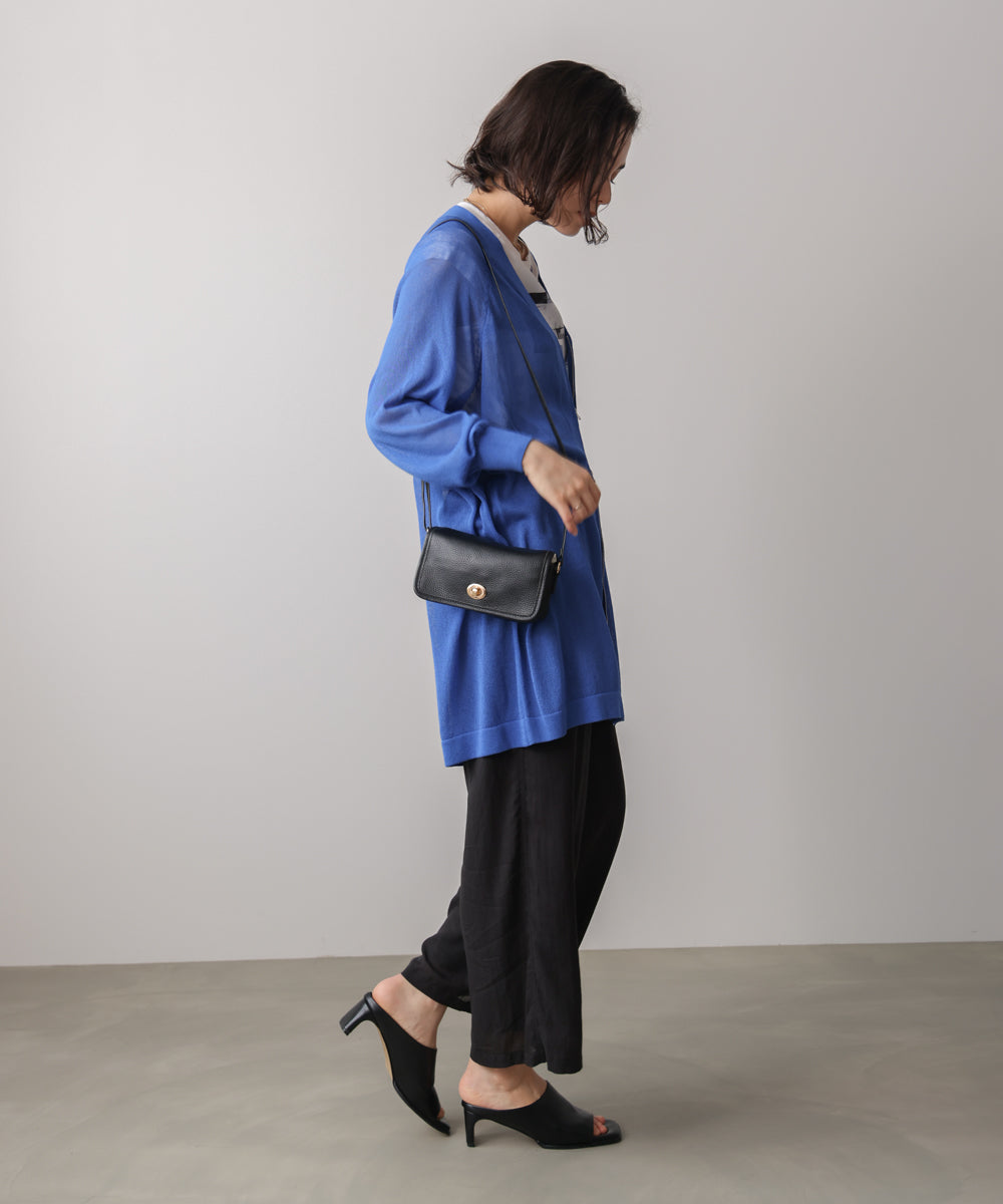 ZIPロングカーディガン