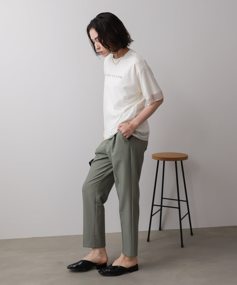 チュールレイヤードプルオーバー