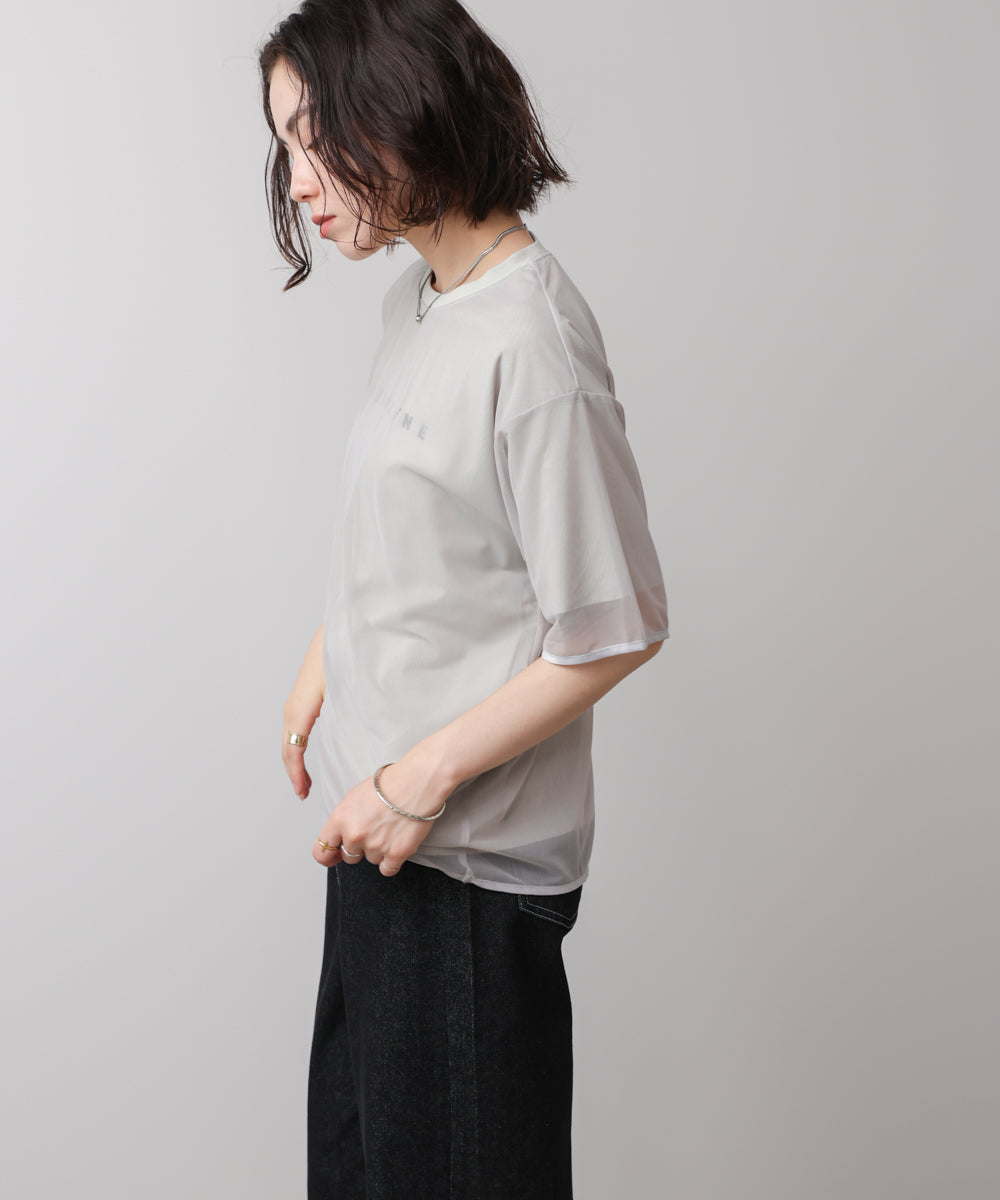 チュールレイヤードプルオーバー