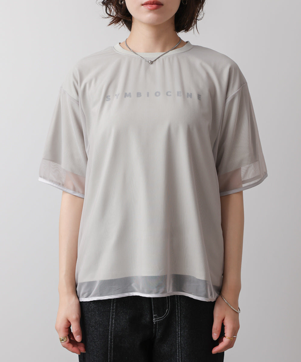 チュールレイヤードプルオーバー