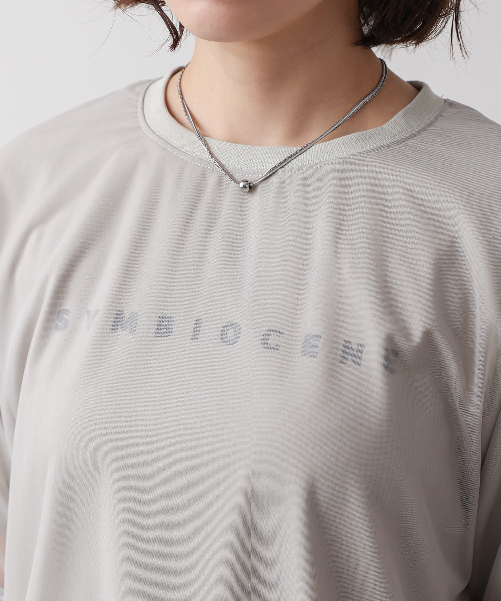 チュールレイヤードプルオーバー