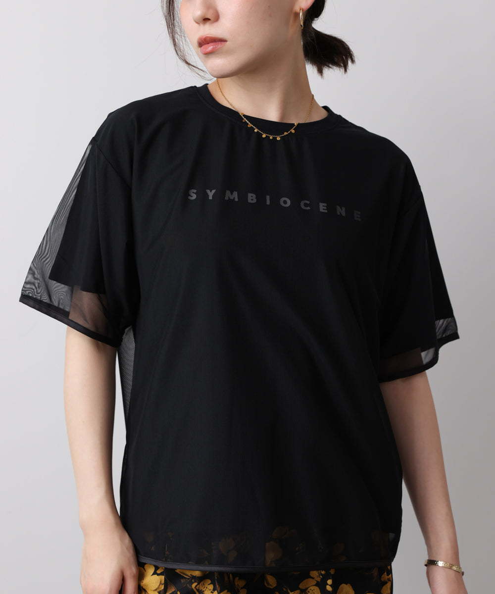 チュールレイヤードプルオーバー