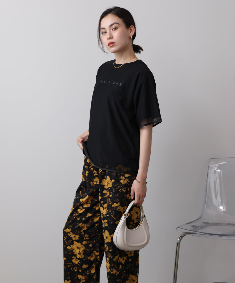 チュールレイヤードプルオーバー