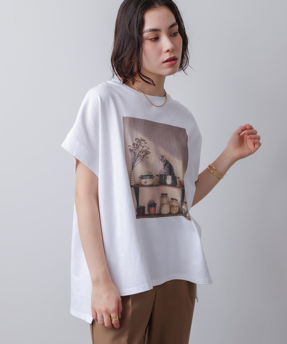 キャットフォトフレンチT