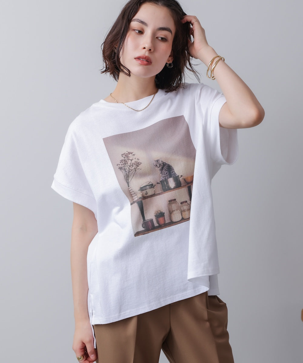 キャットフォトフレンチT