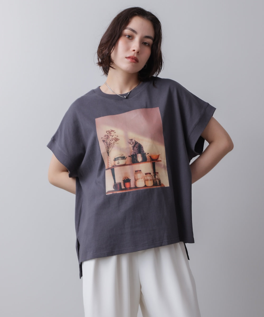 キャットフォトフレンチT