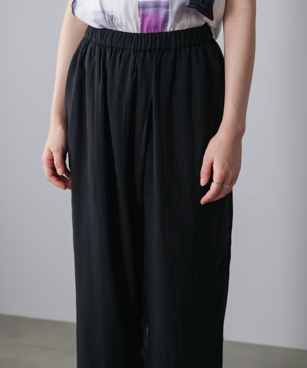シルク調カシュクールパンツ