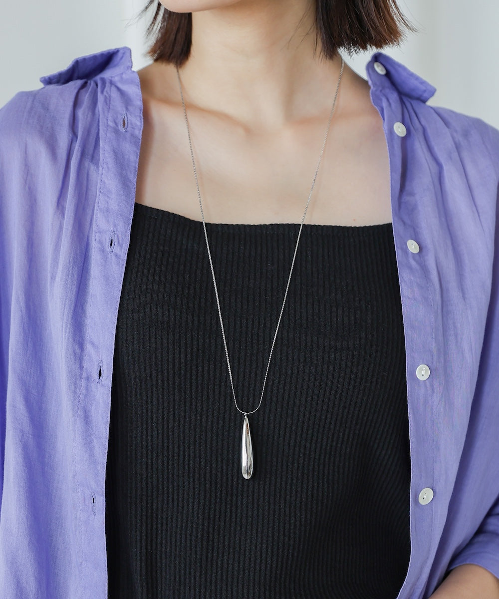 メタルドロップネックレス