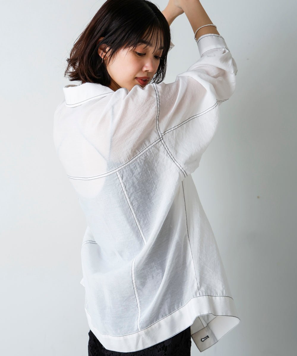 シアーシャツジャケット