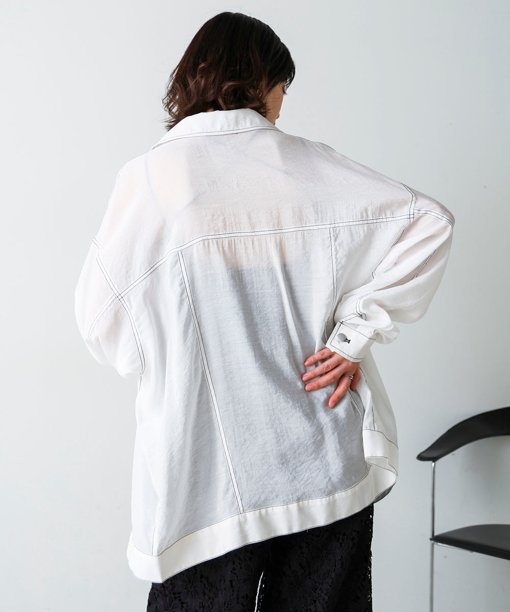 シアーシャツジャケット