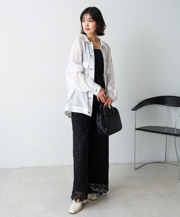 シアーシャツジャケット