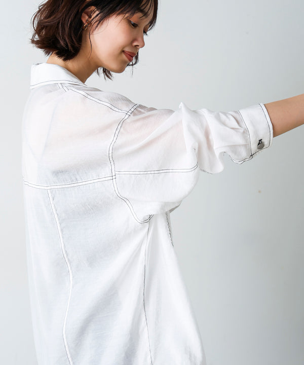 シアーシャツジャケット