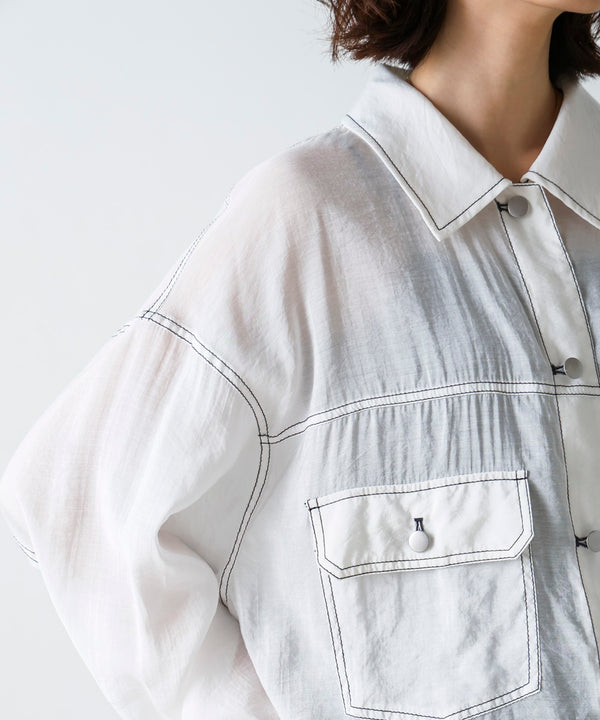 シアーシャツジャケット