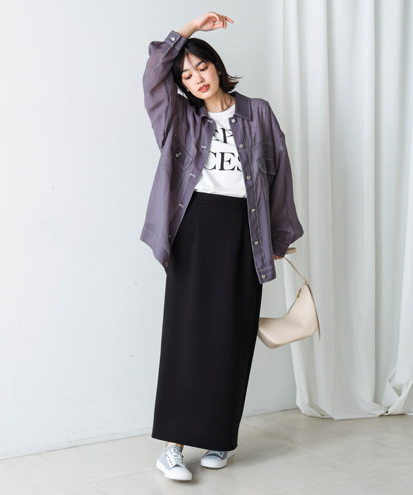 シアーシャツジャケット