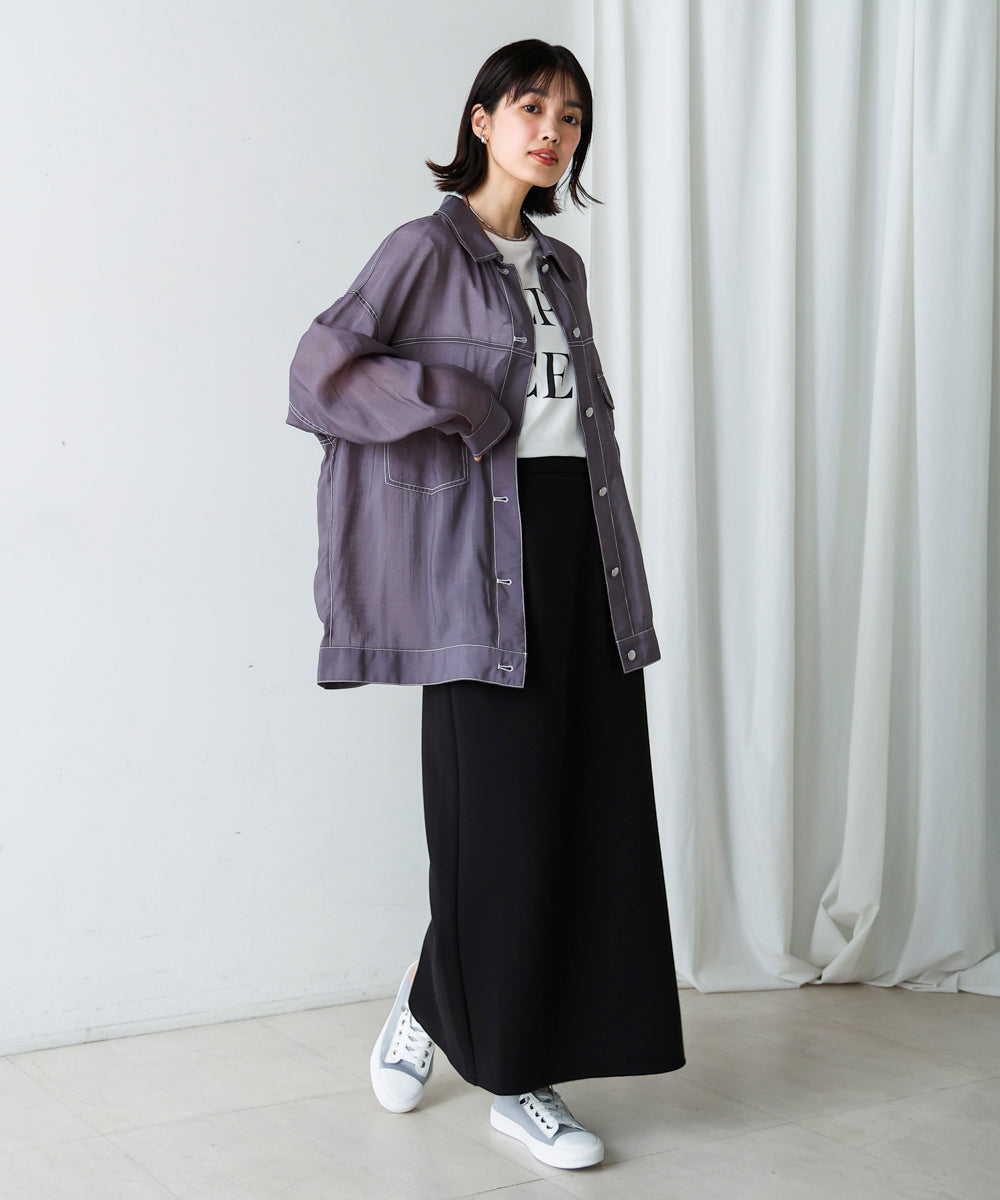 シアーシャツジャケット