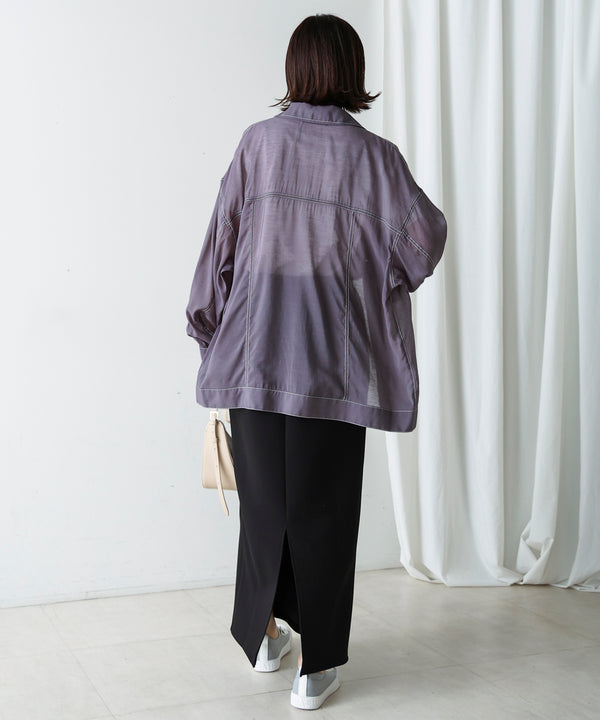 シアーシャツジャケット