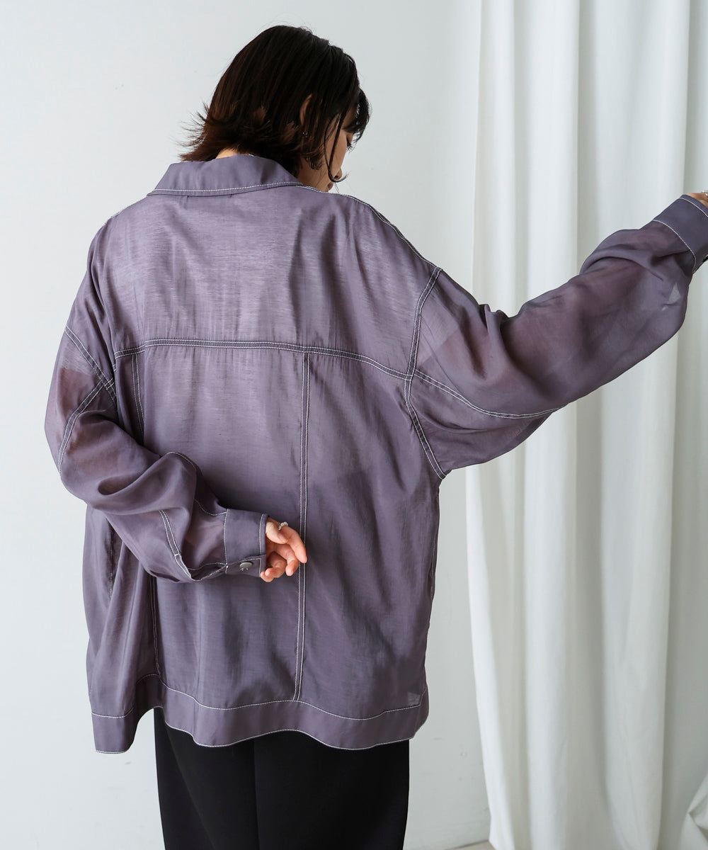 シアーシャツジャケット