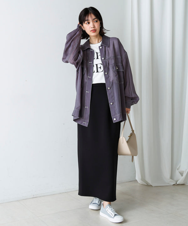 シアーシャツジャケット