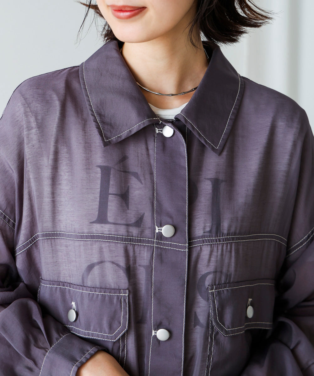 シアーシャツジャケット