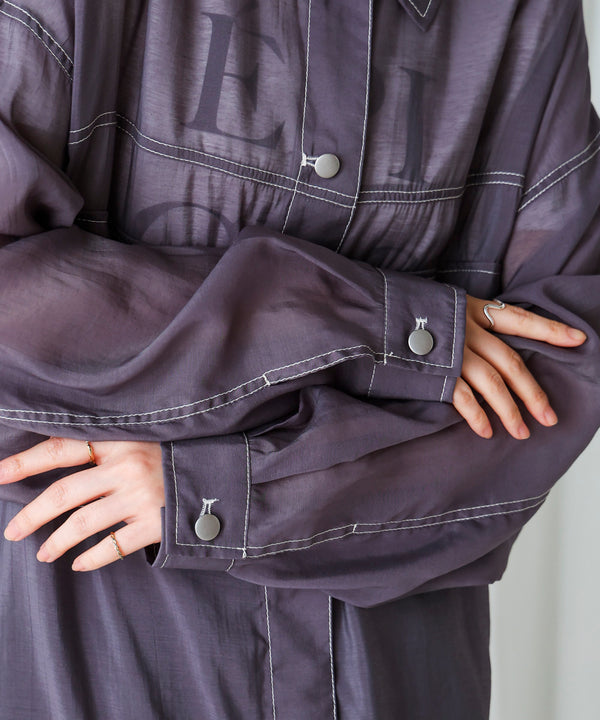 シアーシャツジャケット