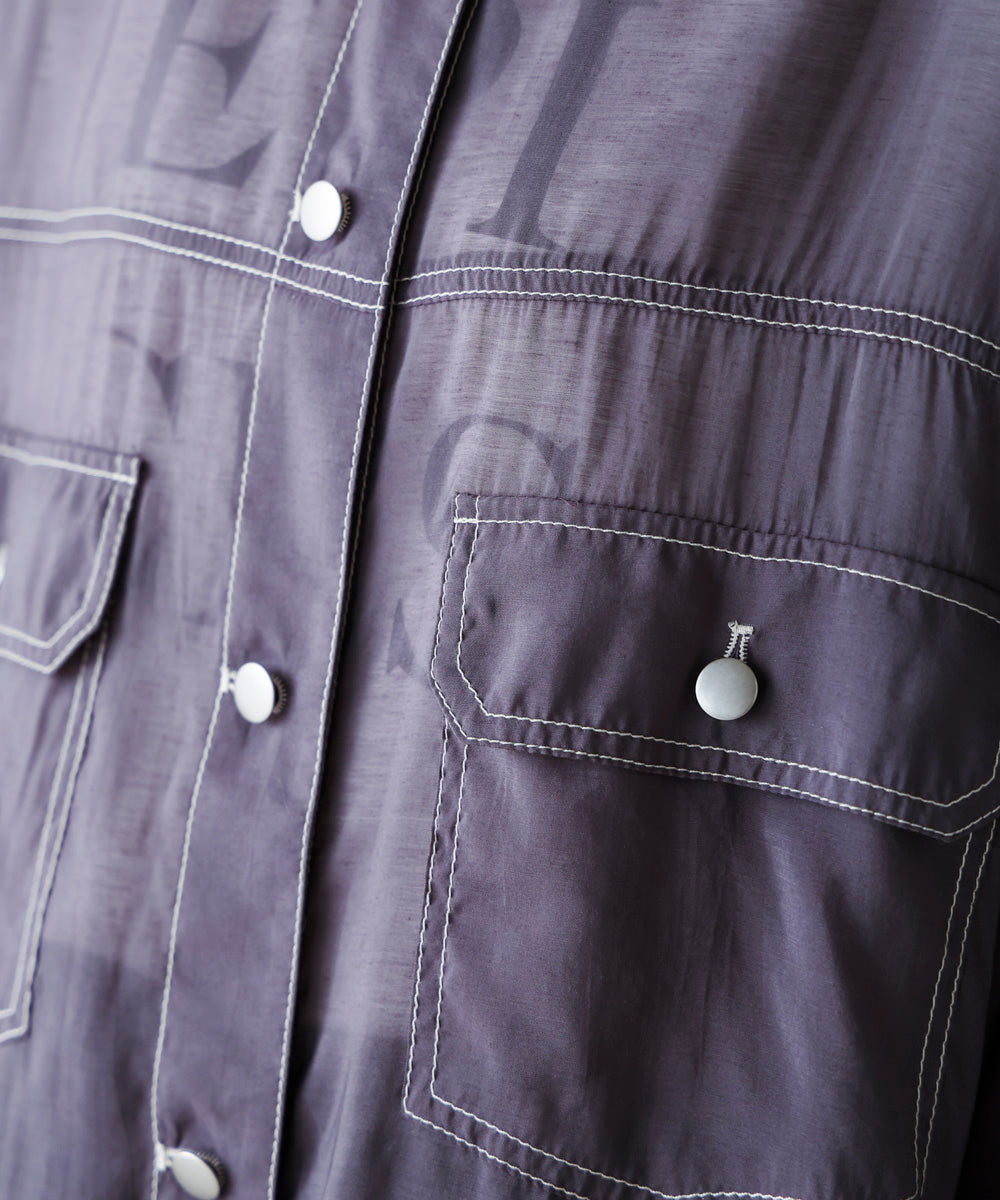 シアーシャツジャケット