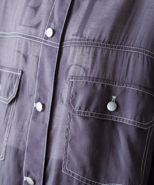 シアーシャツジャケット