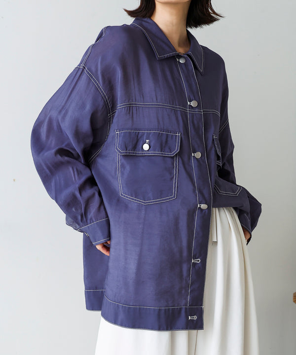 シアーシャツジャケット
