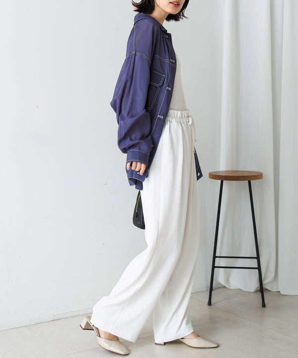 シアーシャツジャケット