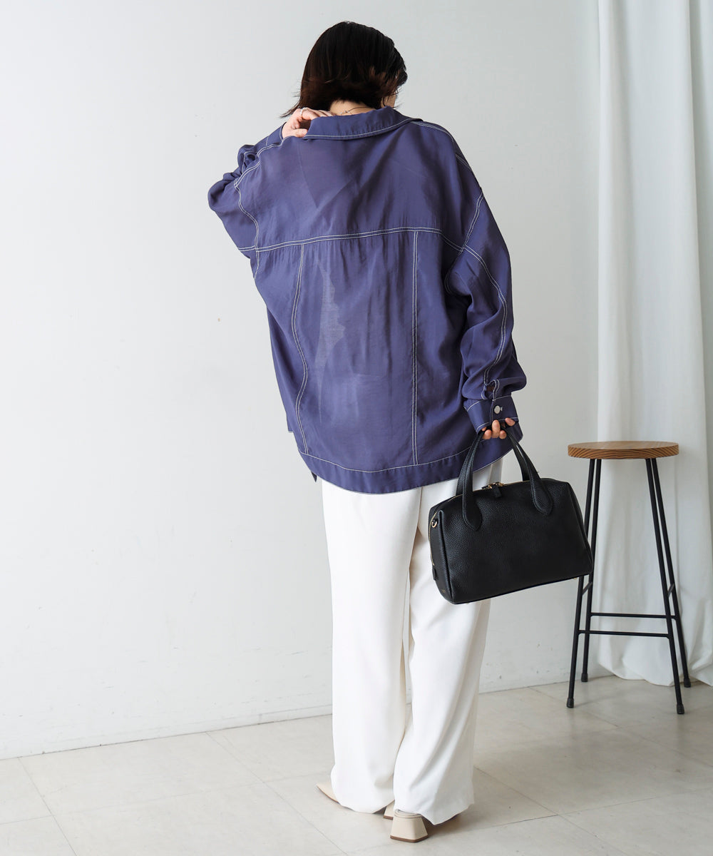 シアーシャツジャケット