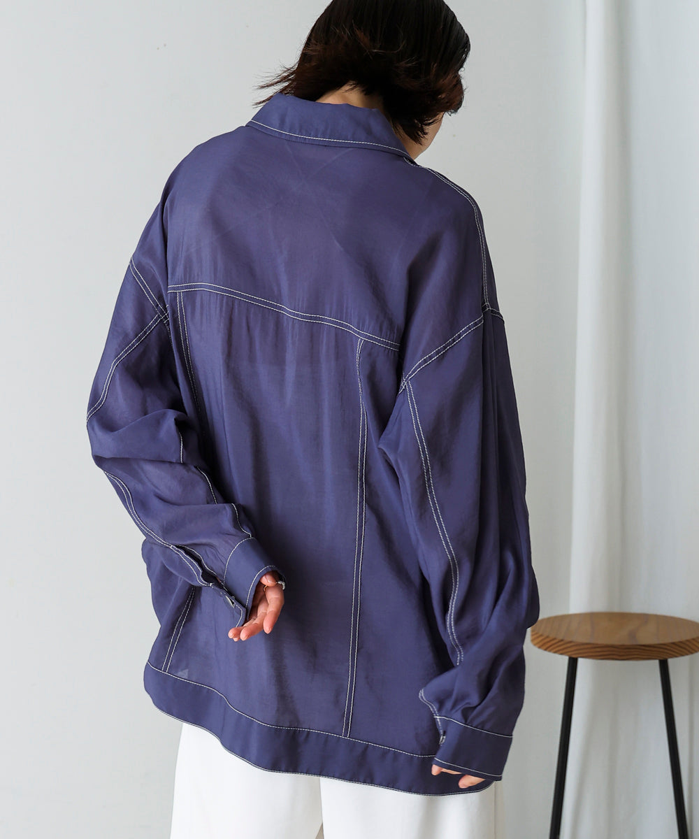 シアーシャツジャケット