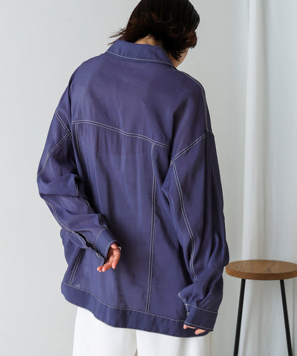 シアーシャツジャケット