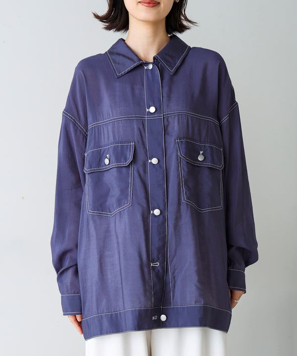 シアーシャツジャケット
