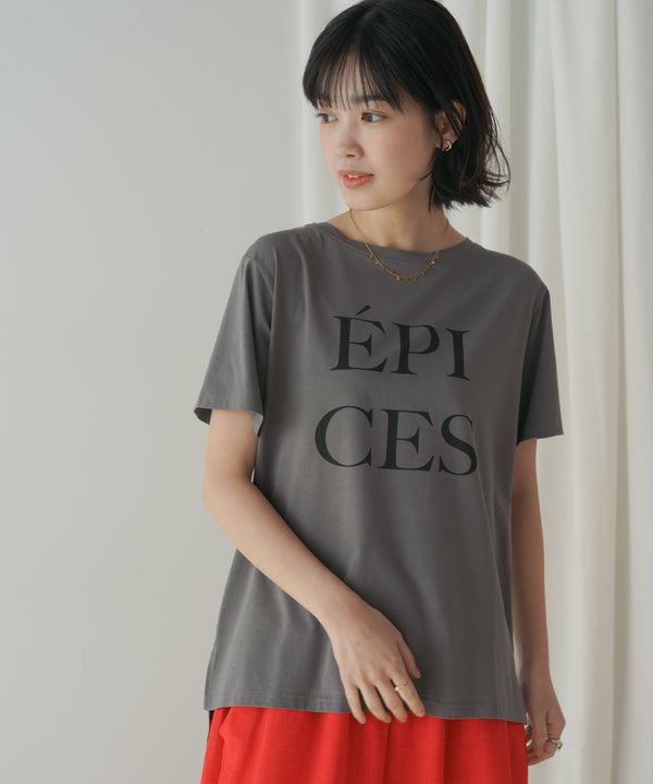 カラーロゴプリントTシャツ