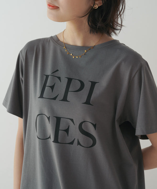 カラーロゴプリントTシャツ