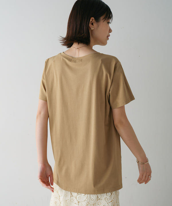 カラーロゴプリントTシャツ