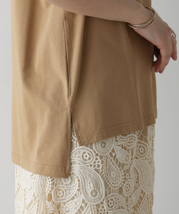 カラーロゴプリントTシャツ