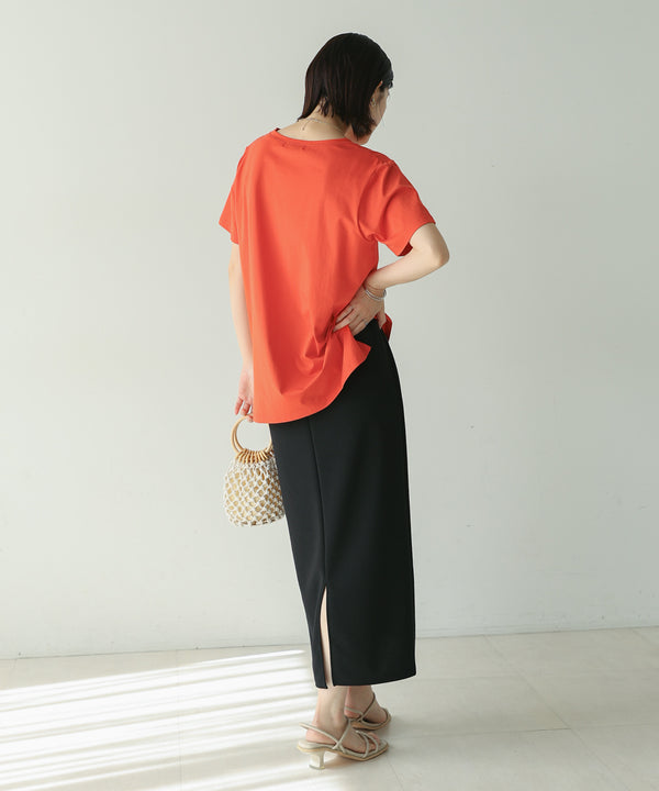 カラーロゴプリントTシャツ