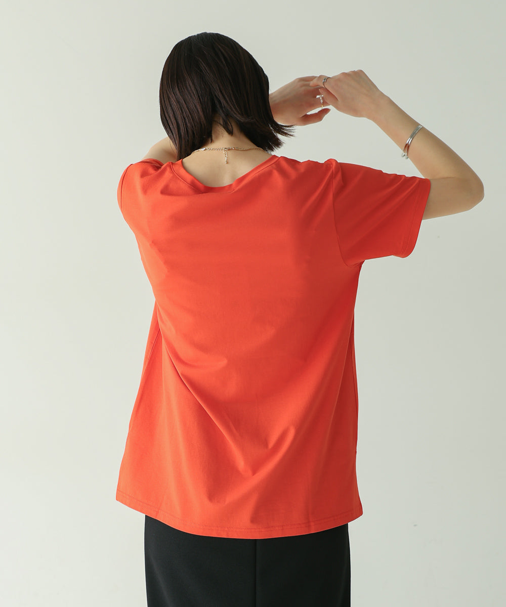 カラーロゴプリントTシャツ