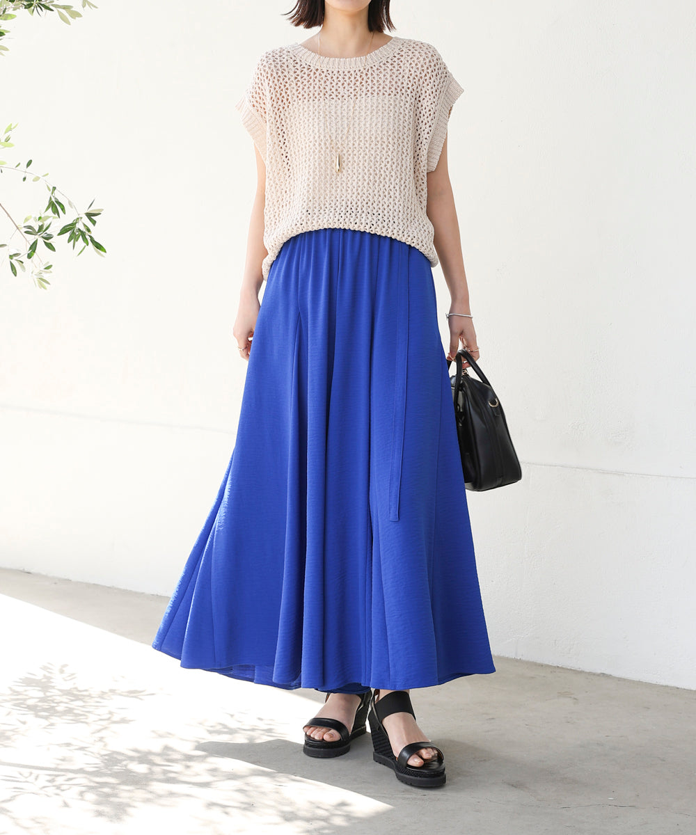 【WEB限定】透かし編みニット