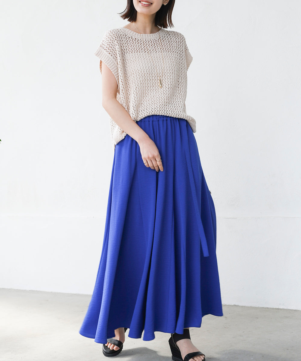 【WEB限定】透かし編みニット