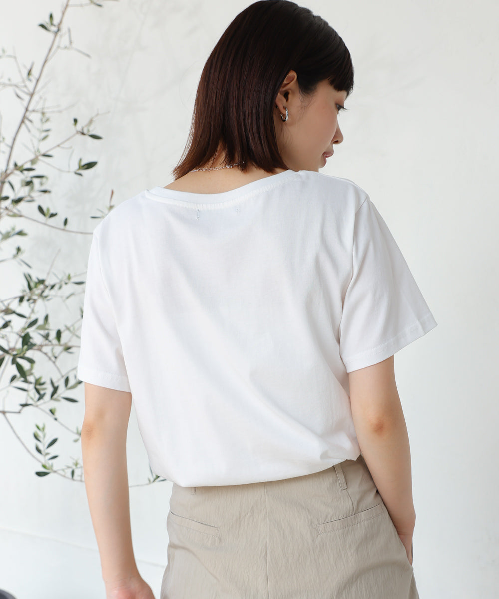 フォトフラワーTシャツ