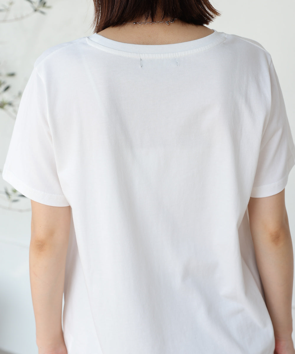 フォトフラワーTシャツ